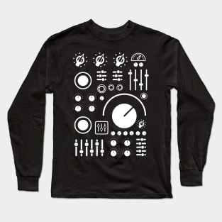 Synthesizer Knobs And Dials Long Sleeve T-Shirt